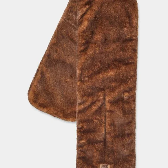 Anthro x UGG Faux Fur Pull Through Scarf